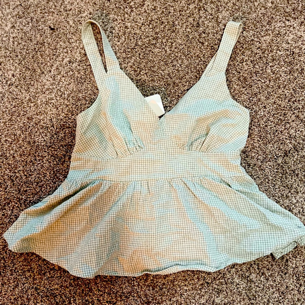 Light Green Crop Tank